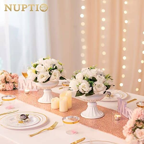 Explorez notre avis sur les fleurs artificielles nuptio, une solution idéale pour sublimer mariages et fêtes avec 15 roses élégantes et durables.