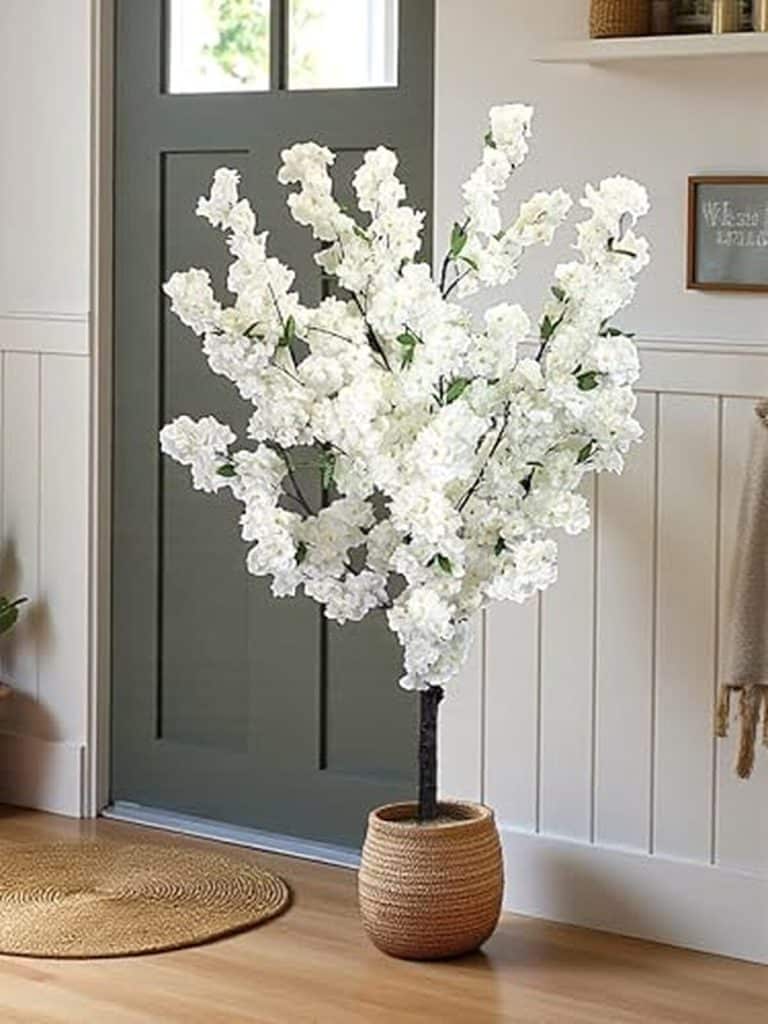 Avis sur l'arbre de fleurs de cerisier artificiel 120 cm