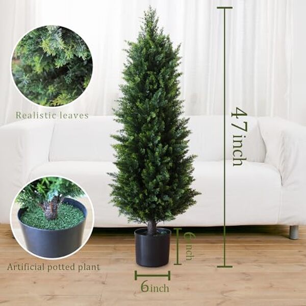 Découvrez notre avis complet sur l'arbre topiaire artificiel en cèdre 117, 7 cm : qualité, avantages et conseils pour bien choisir votre décoration d'intérieur. 