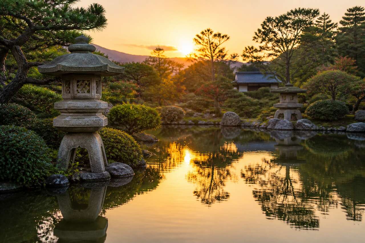 Décorer avec des lanternes japonaises en pierre Décorer avec des lanternes japonaises en pierre