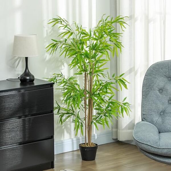 Découvrez notre avis détaillé sur le bambou artificiel Outsunny 1, 5 m avec pot noir et lichen vert : qualité, design et performance pour votre décoration d'intérieur.