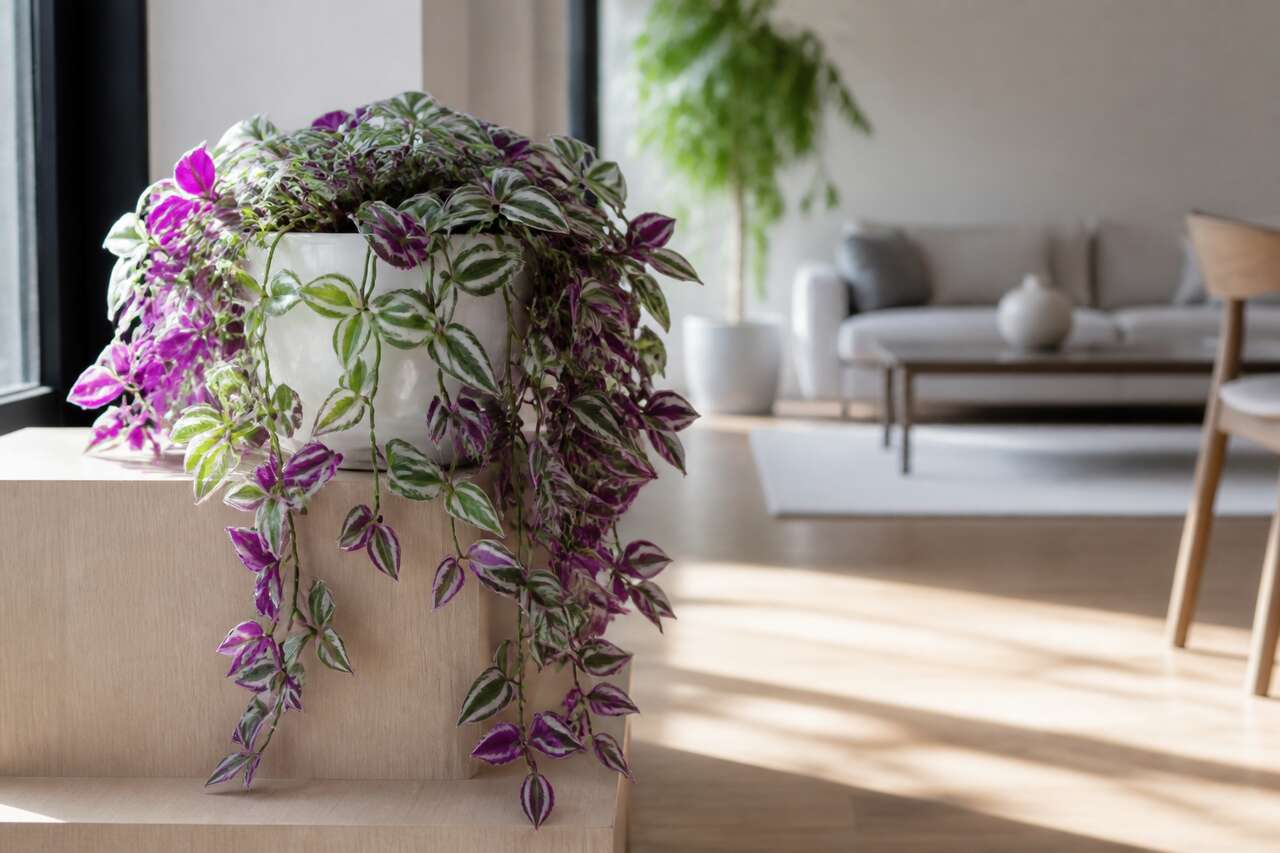 Introduction &agrave; la tradescantia artificielle tombante