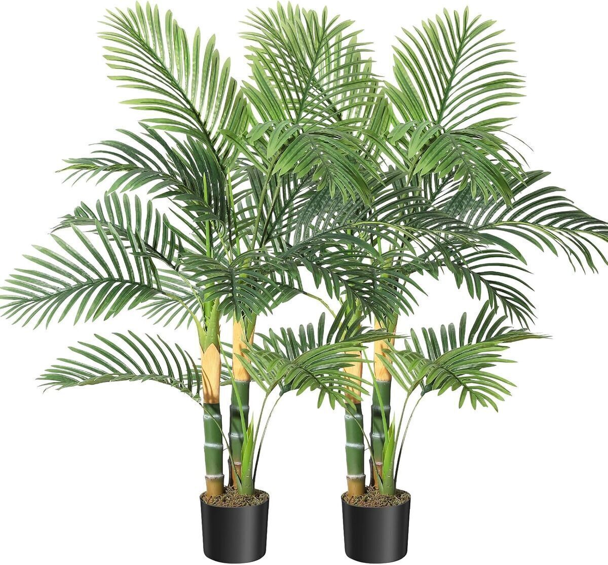 Avis sur les palmiers tropicaux dorés artificiels de 1, 2 m