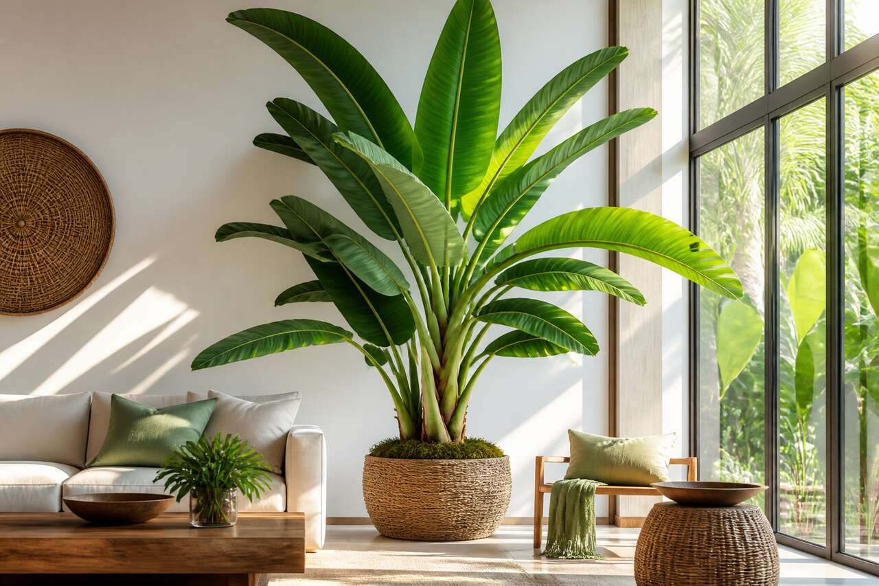 Où le placer pour un effet tropical naturel: salon, entrée, bureau, véranda Où le placer pour un effet tropical naturel: salon, entrée, bureau, véranda
