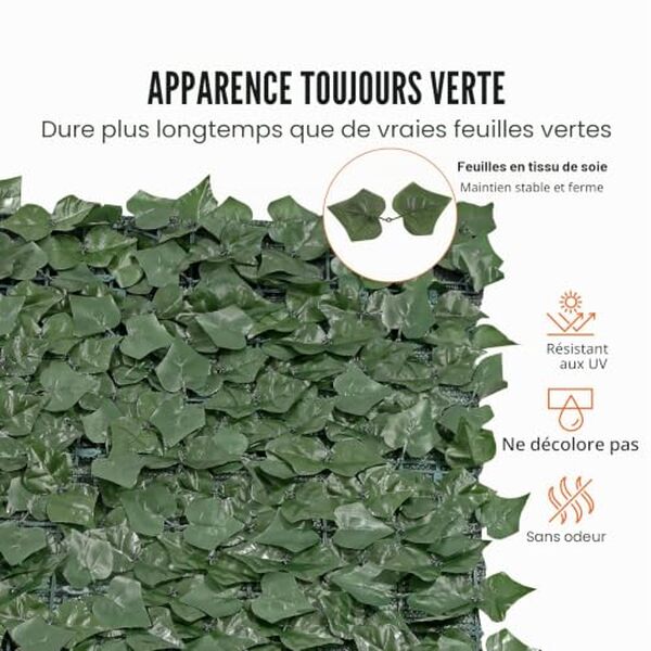 Découvrez notre avis détaillé sur la haie artificielle Vevor 244x183 cm : qualité, durabilité, installation facile et prix. Solution idéale pour votre intimité et décoration extérieure.