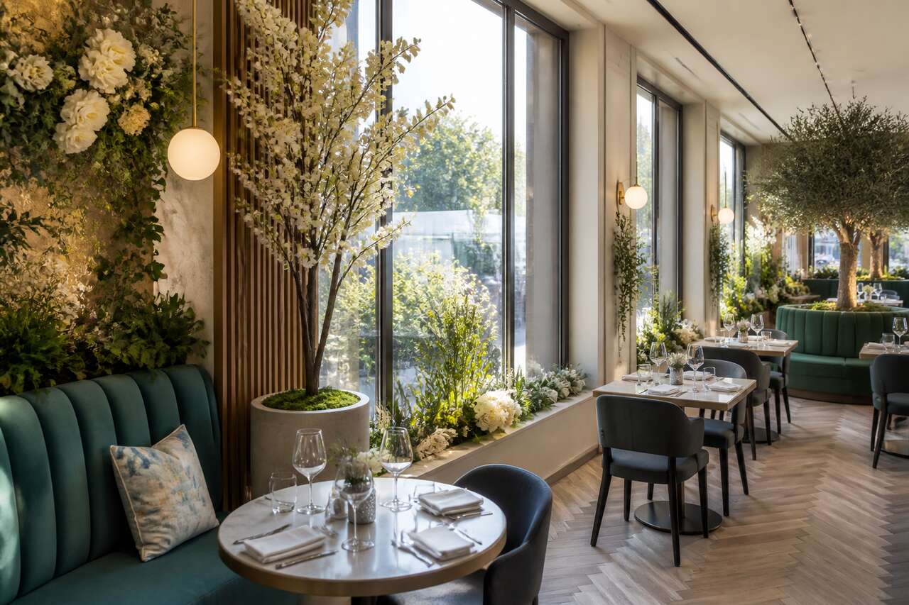Quelles plantes pour attirer les clients: vitrines, photo spots et effet waouh ma&icirc;tris&eacute;