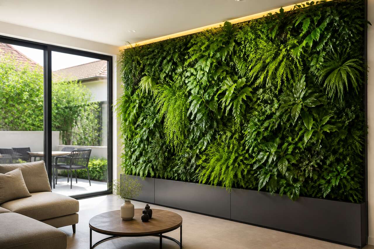Murs végétaux artificiels : idées déco naturelles