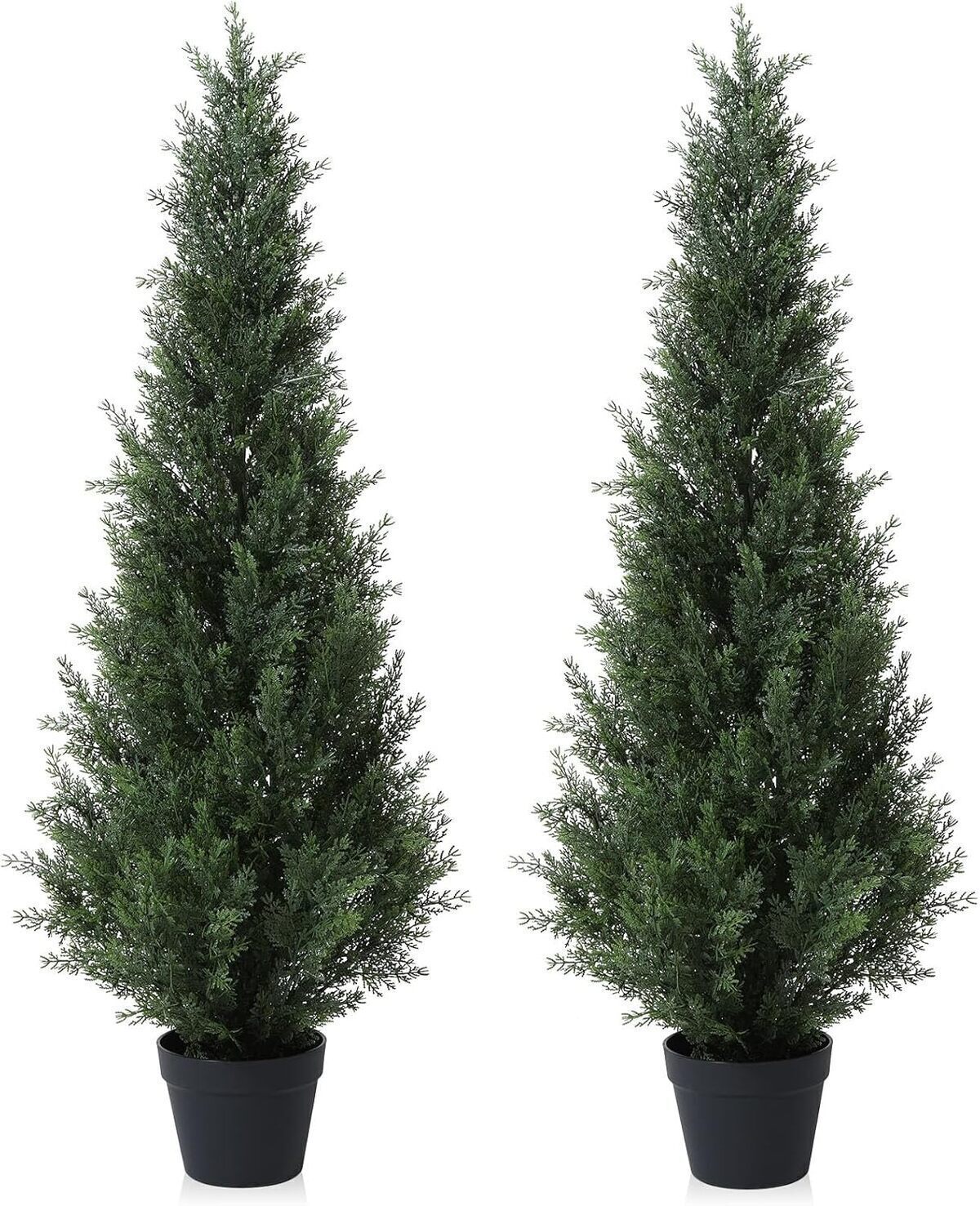 Avis : crosofmi fausses plantes en pot 125 cm, cèdre en plastique (2 pack)