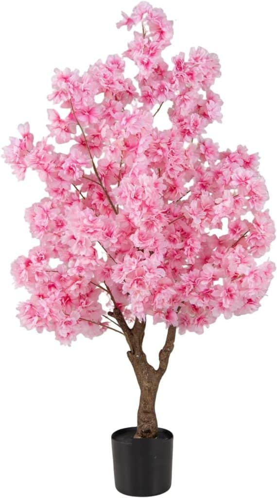 Avis sur la magnifique plante artificielle costway 120 cm : charme floral moderne