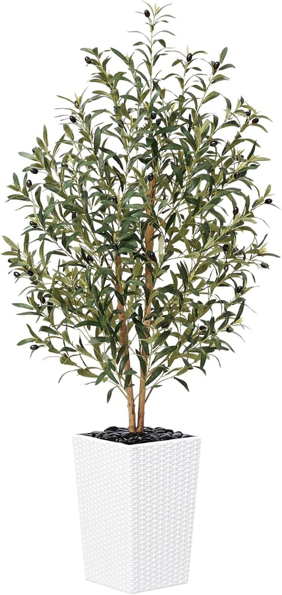 Avis sur le verinatural olivier artificiel 150 cm : décoration grand arbre patio