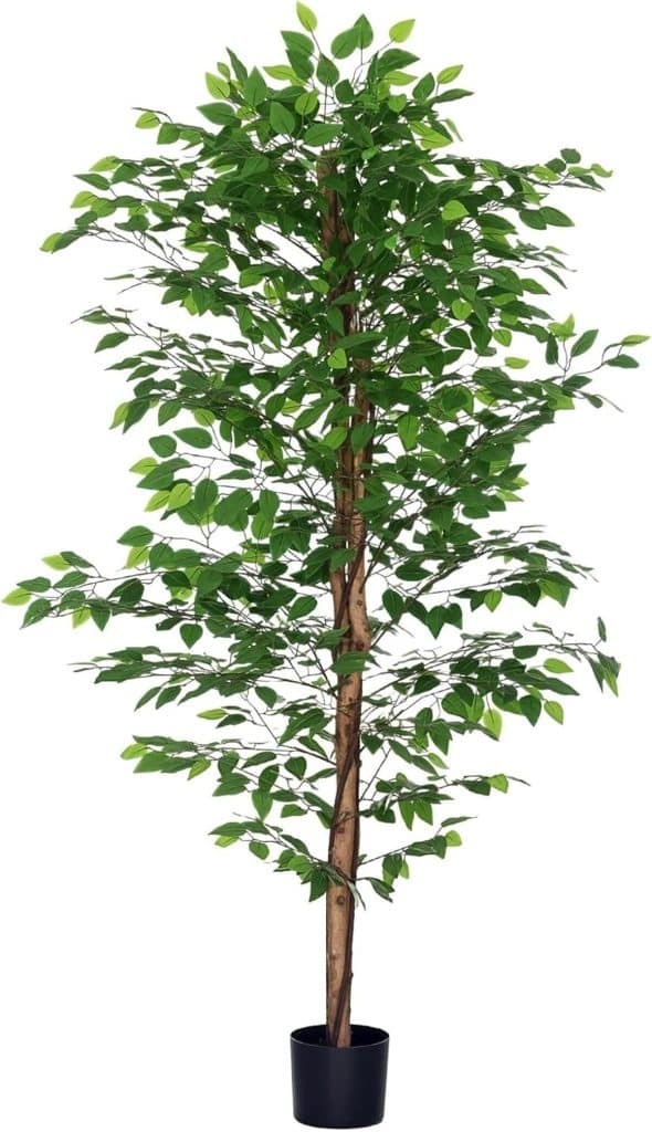 Avis sur les arbres artificiels ficus 1, 80 m HOMCOM : réalisme et décoration