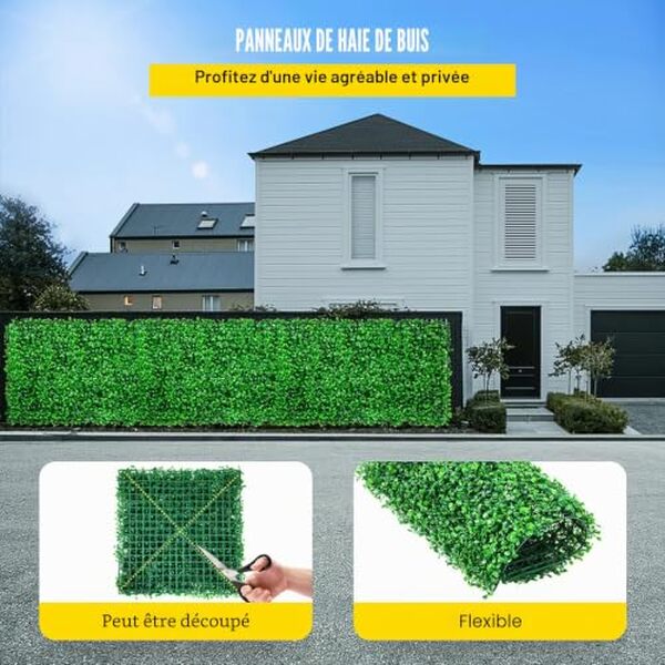 Découvrez notre test complet du panneau buis VEVOR 24 pcs 10x10 pouces. Qualité, réalisme et installation : tout ce que vous devez savoir avant d'acheter.