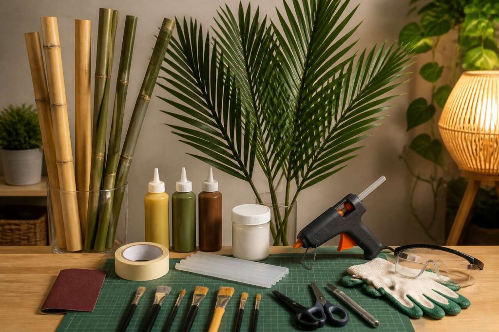 Canne à sucre artificielle pour décoration intérieure
