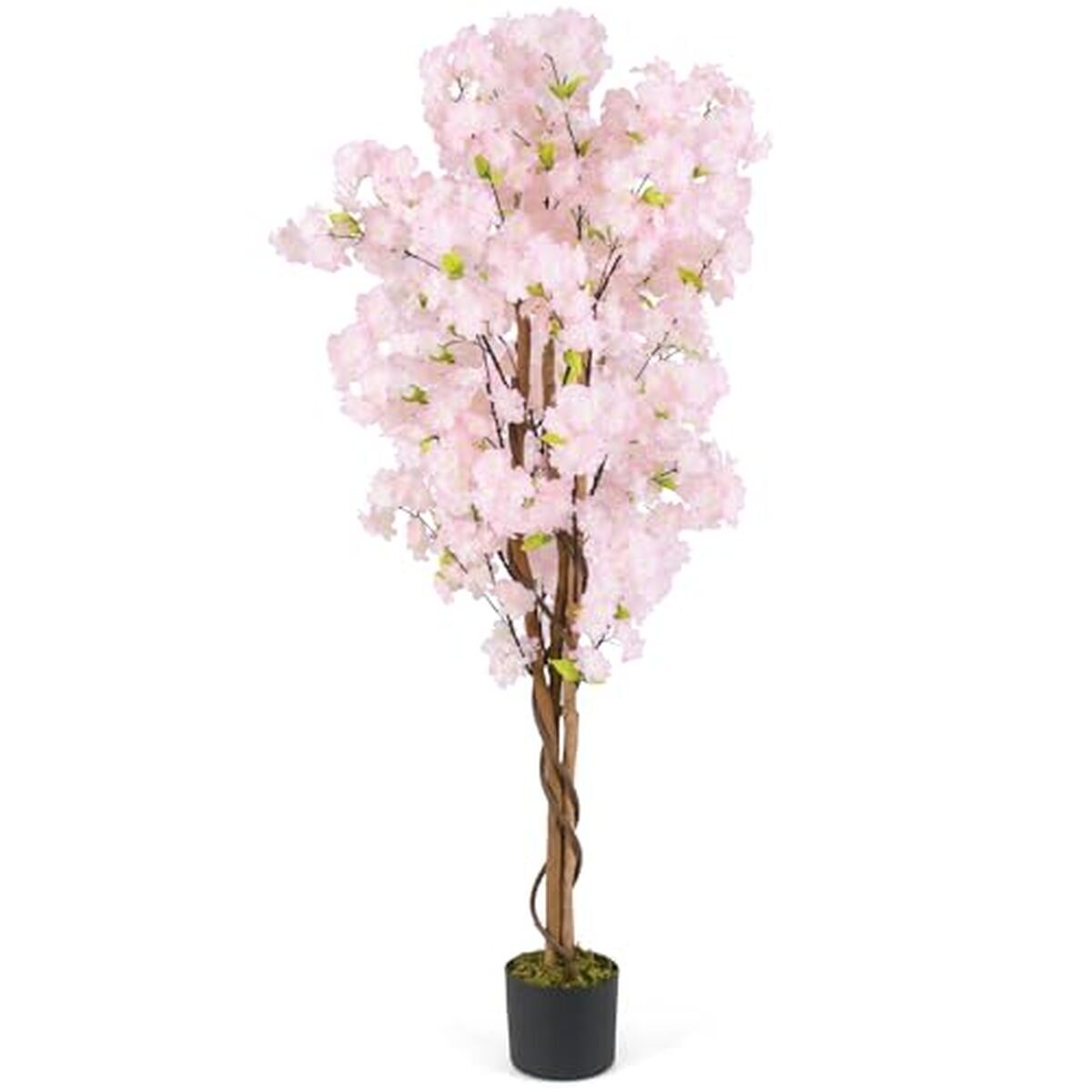 Avis : plantes artificielles Costway 150 cm avec fleurs roses
