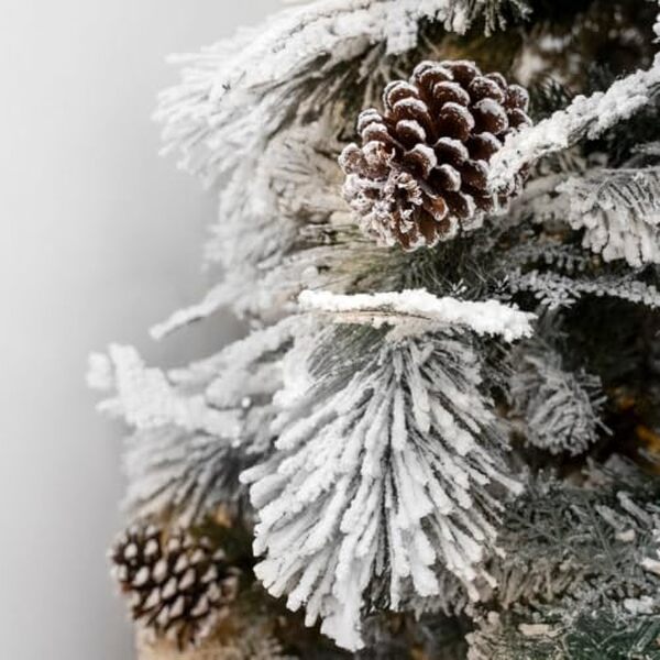 Découvrez notre test détaillé de l'arbre de Noël neigeux 210 cm en PVC et métal : qualité, installation et avis pour bien choisir votre sapin.