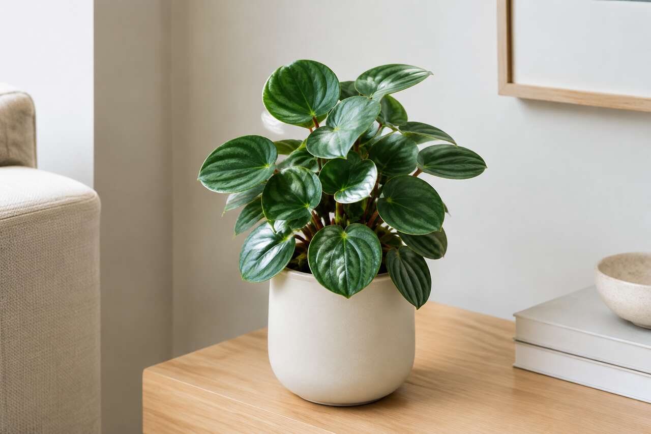 Peperomia artificiel : plante déco élégante pour intérieur moderne