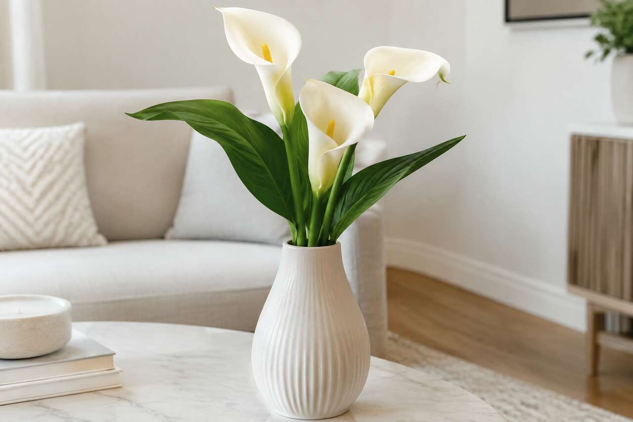 Calla artificielle : élégance et réalisme pour votre déco