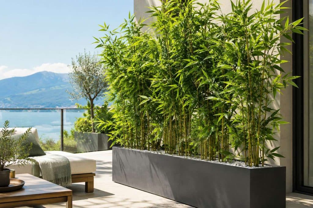 Bambou artificiel anti-UV pour extérieur
