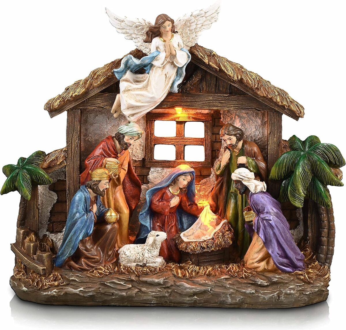 Avis figurines Valery Madelyn : crèche de noël lumineuse